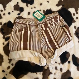NTW Vintage Rockies striped shorts